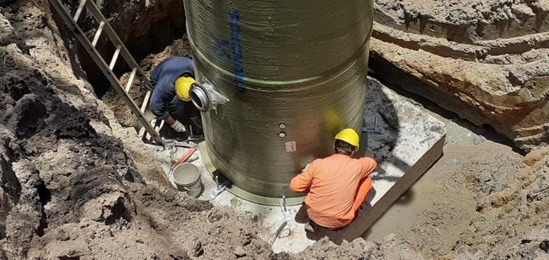 Provisión de Equipamiento Electromecánico y Pozo de Bombeo Prefabricado Grundfos — plano/imagen 1