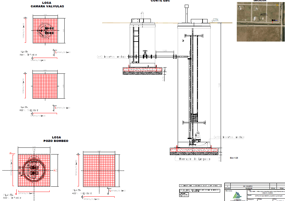 Vistas planos de proyecto ejecutivo