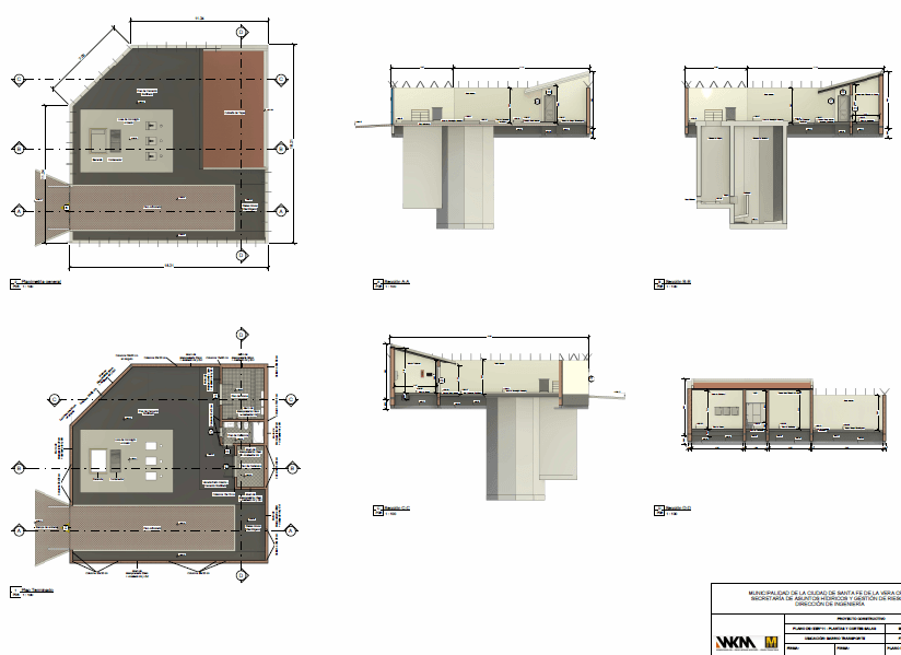Planos de arquitectura — obras generales del predio