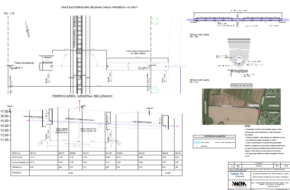 Acueducto Desvío Arijón — Ampliación Etapa 1, Ramal B° Jorge Newbery